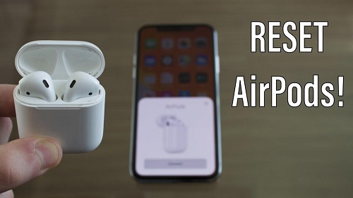Resetting the Airpods