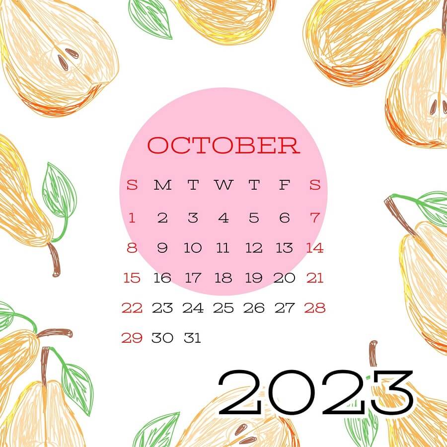 October 2023 Calendar