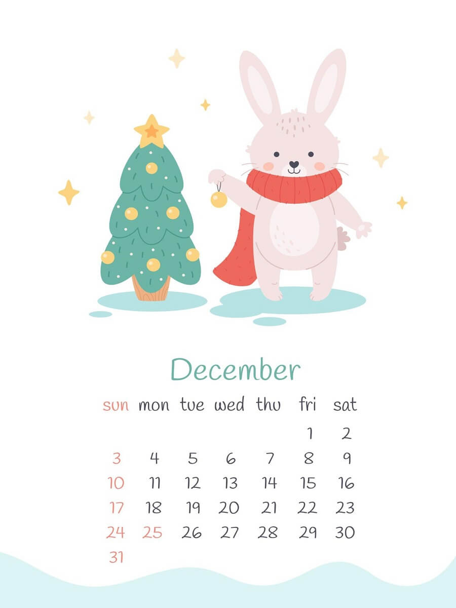 Printable December Calendar 2023 (3)